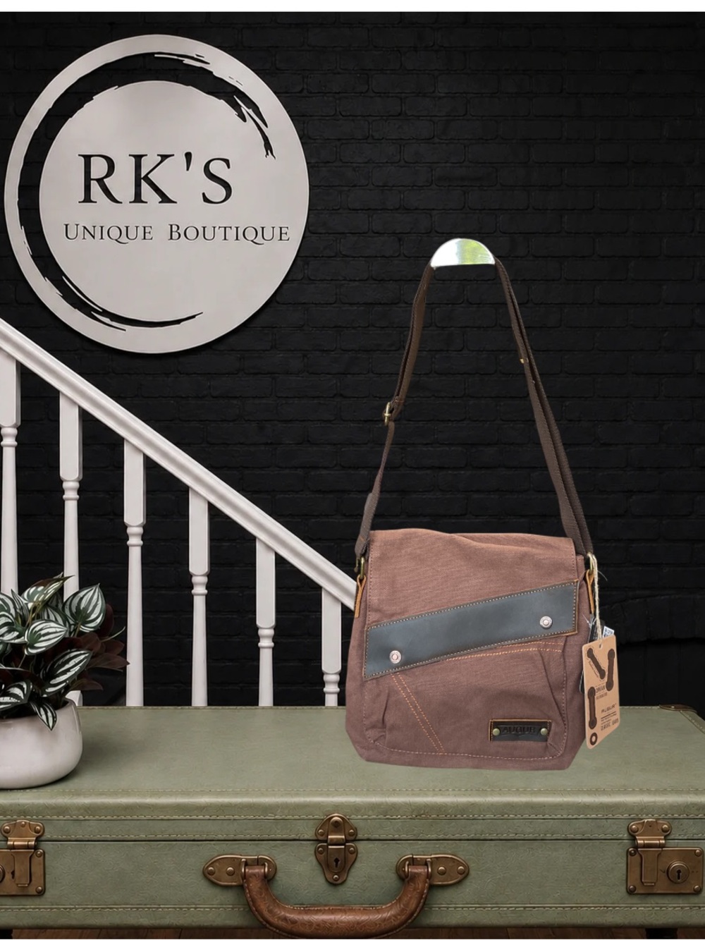 Brown Shoulder/Crossbody Bag
